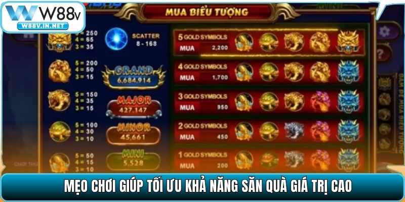 Mẹo chơi giúp tối ưu khả năng săn quà giá trị cao